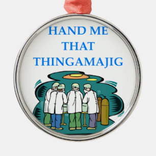 Doktor Silbernes Ornament