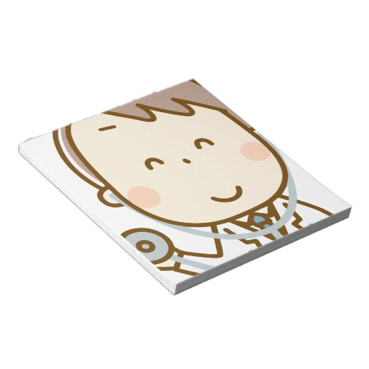 Doktor Stethoscope Notizblock (angewinkelt)