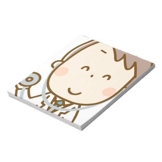 Doktor Stethoscope Notizblock (Rotiert)