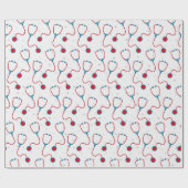 Doktor Stethoskop Medizinstudenten Geschenk Geschenkpapier (Flach)