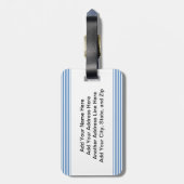 Doktor Strichmännchen Gepäckanhänger (Rückseite vertikal)