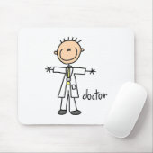 Doktor-Strichmännchen Mousepad (Mit Mouse)