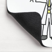 Doktor Strichmännchen Mousepad (Ecke)
