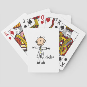 Doktor-Strichmännchen Spielkarten