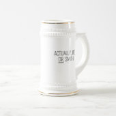 Doktor-Tasse, PHD-Tasse, Eigentlich ist es Dr Tass Bierglas (VorderseiteRechts)
