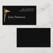 Doktor, Therapeut, Krankenwagen, Arzt-Karte Visitenkarte (Vorne/Hinten)