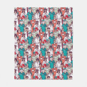 Doktor-u. Chirurg-Muster Fleecedecke (Vorderseite)