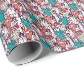 Doktor-u. Chirurg-Muster Geschenkpapier (Rolleneckpunkt)