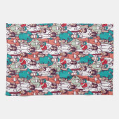 Doktor-u. Chirurg-Muster Geschirrtuch (Horizontal)