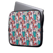 Doktor-u. Chirurg-Muster Laptopschutzhülle (Vorderseite Links)