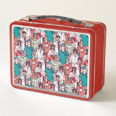 Doktor-u. Chirurg-Muster Metall Brotdose (Rückseite)