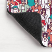 Doktor-u. Chirurg-Muster Mousepad (Ecke)