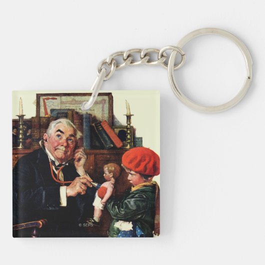 Doktor und die Puppe Schlüsselanhänger (Rückseite)