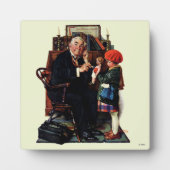 Doktor und Puppe Fotoplatte (Vorderseite)