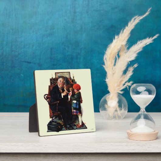 Doktor und Puppe Fotoplatte (InSitu)