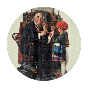 Doktor und Puppe Schneidebrett
