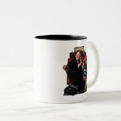 Doktor und Puppe Zweifarbige Tasse (VorderseiteRechts)