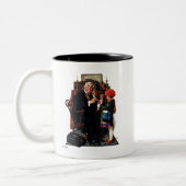 Doktor und Puppe Zweifarbige Tasse (Links)