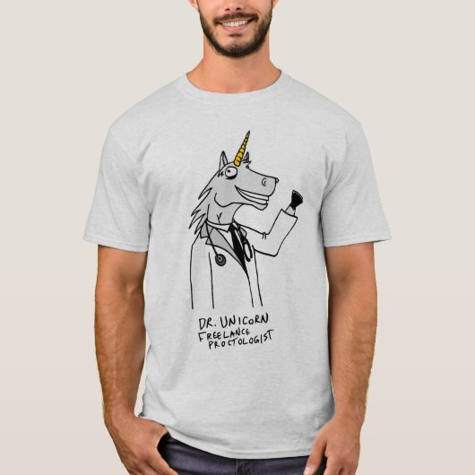 Doktor Unicorn T-Shirt (Vorderseite)