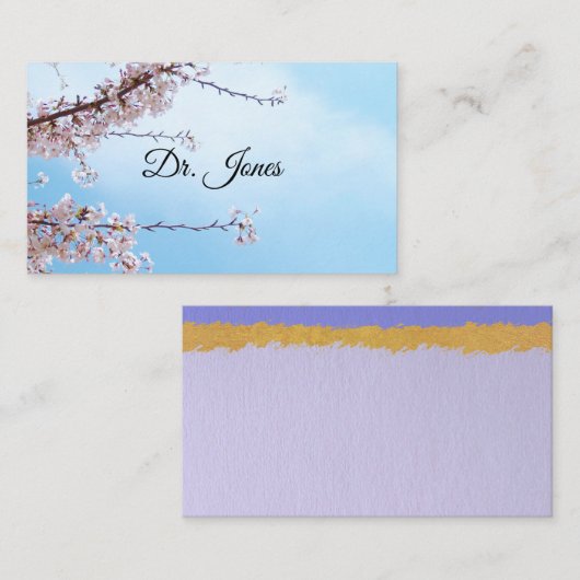 Doktor Visitenkarte (Vorne/Hinten)