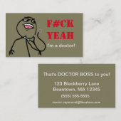 Doktor Visitenkarte (Vorne/Hinten)