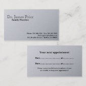 Doktor - Visitenkarten Terminkarte (Vorne/Hinten)