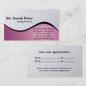 Doktor - Visitenkarten Terminkarte (Vorne/Hinten)