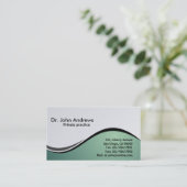 Doktor - Visitenkarten Terminkarte (Stehend Vorderseite)