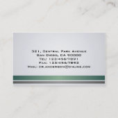 Doktor - Visitenkarten Visitenkarte (Rückseite)