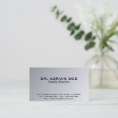 Doktor - Visitenkarten Visitenkarte (Stehend Vorderseite)
