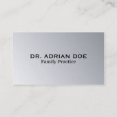 Doktor - Visitenkarten Visitenkarte (Rückseite)