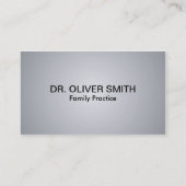 Doktor - Visitenkarten Visitenkarte (Rückseite)