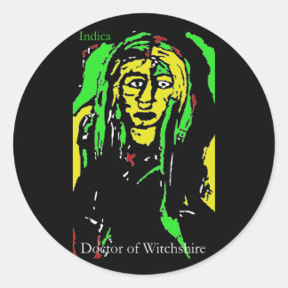 Doktor von Witchshire Runder Aufkleber