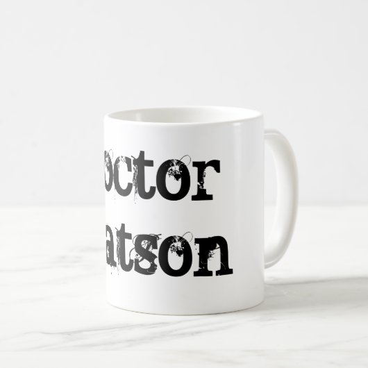Doktor Watson Kaffeetasse (VorderseiteRechts)
