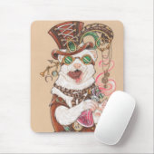 Doktor Weaselhoffer Ferret Mousepad Design (Mit Mouse)