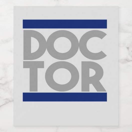 Doktor Weinetikett (Einzelnes Label)