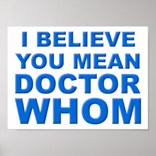 Doktor Wen Lustiges Poster