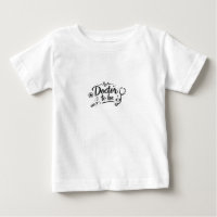 Doktor-Werden-Baby-Feines-Jersey-T-Shirt Süßes Ges