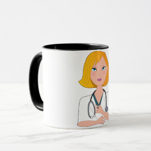 Doktor With A Stehoscope Mug Tasse