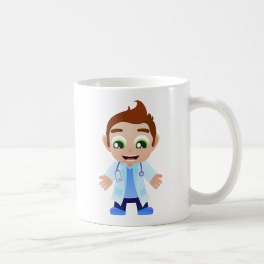 Doktor With Stethoscope Kaffeetasse (Rechts)