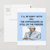 DOKTOR-Witz Postkarte (Vorne/Hinten)