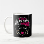 Doktorand der Black Queen Doktorand Degree Abschlu Kaffeetasse (Links)