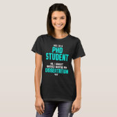 Doktorand Dissertation Doktorat Abschluss 16 T-Shirt (Vorne ganz)