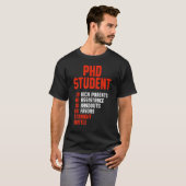 Doktorand Dissertation Doktorat Abschluss 22 T-Shirt (Vorne ganz)