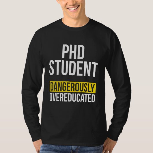 Doktorand Dissertation Doktorat Abschluss 42 T-Shirt (Vorderseite)