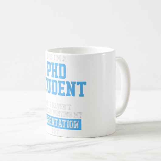 Doktorand Dissertation Doktorat Abschluss _9 Kaffeetasse (VorderseiteRechts)