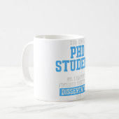 Doktorand Dissertation Doktorat Abschluss _9 Kaffeetasse (Vorderseite Links)