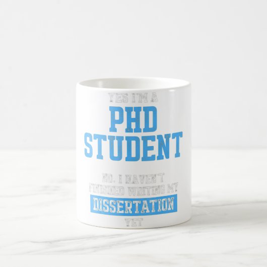 Doktorand Dissertation Doktorat Abschluss _9 Kaffeetasse (Mittel)