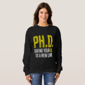 Doktorand Dissertation Doktorat Abschluss 9 Sweatshirt (Vorne ganz)