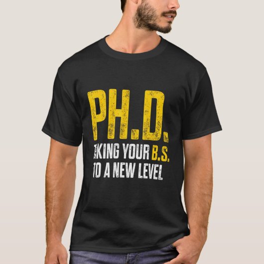 Doktorand Dissertation Doktorat Abschluss 9 T-Shirt (Vorderseite)